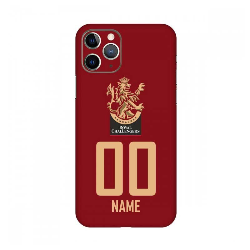 Personalized Royal Challengers 4D Mobile Back Cover – All Models