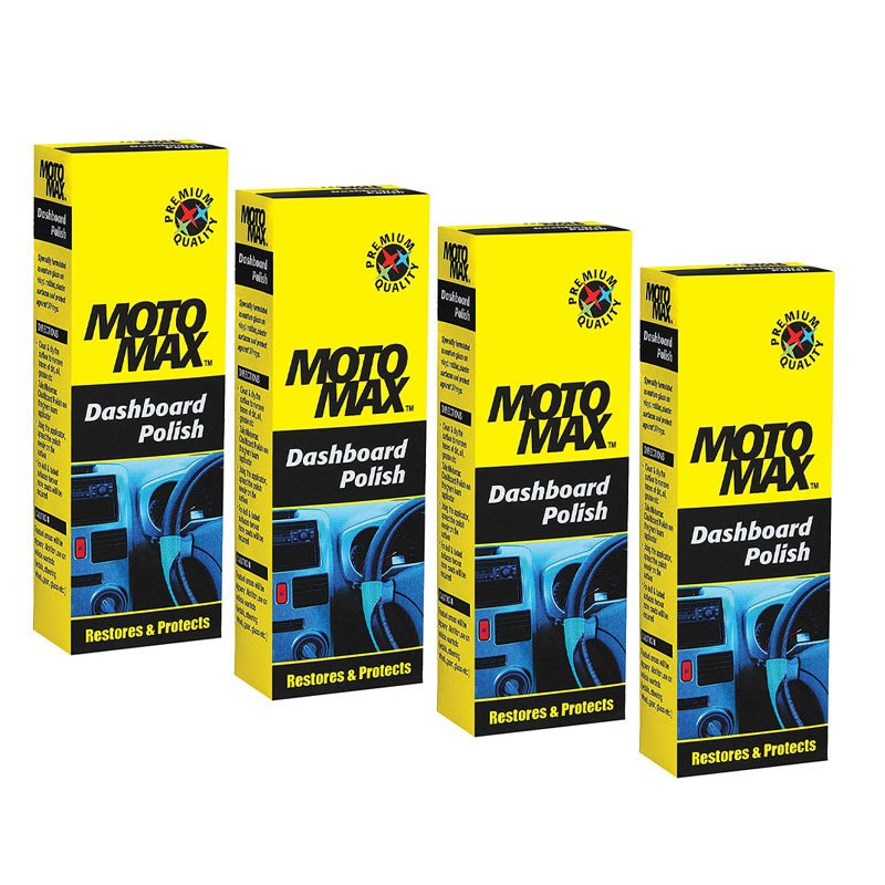 Motomax Dashboard polish 50ml - Pack of 4
