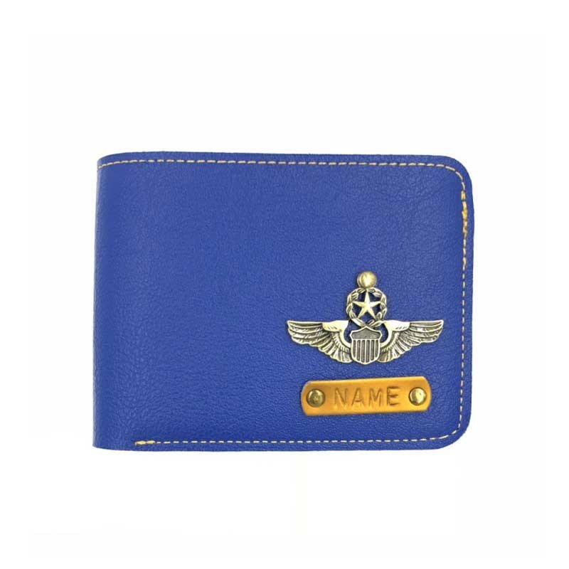 Personalised Mens Wallet – Blue