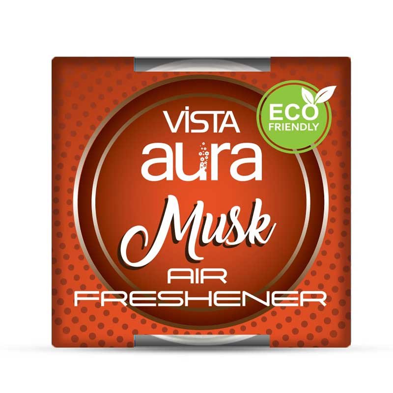 Vista Aura Organic Car Air Freshener Gel 50g - Musk