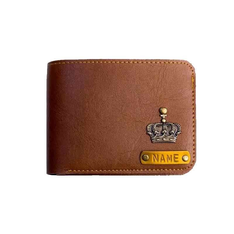 Personalised Mens Wallet – Tan