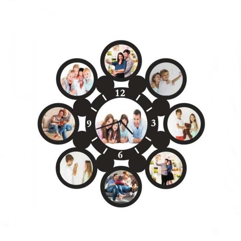 Personalized Photo Frames with clock – Design 3