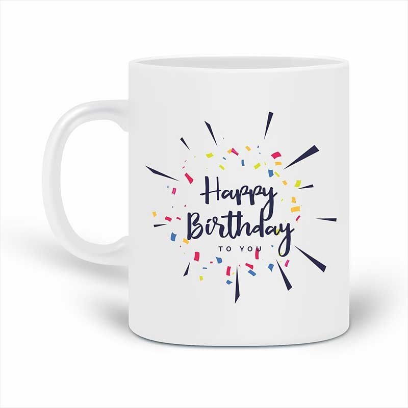 Stylish Coffee Mug - Happy Birthday