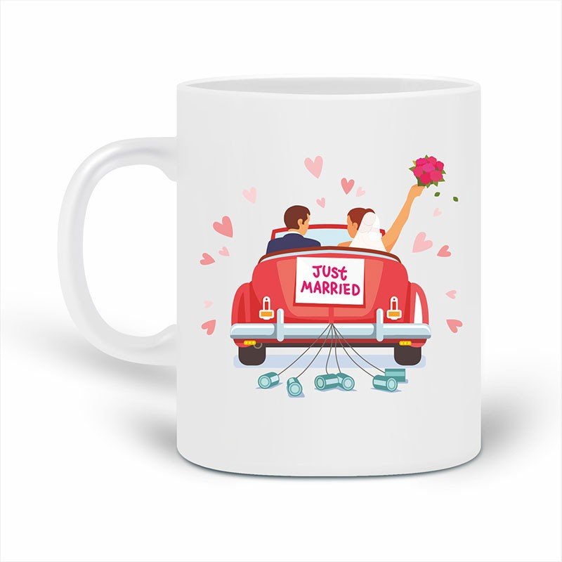Stylish Coffee Mug - Just Married