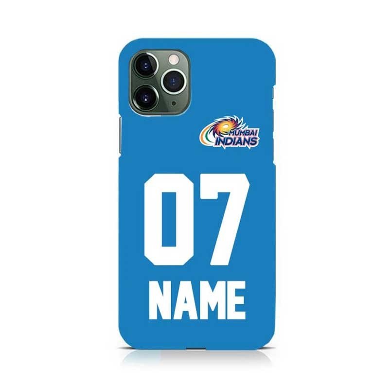 Personalized Mumbai Indians 4D Mobile Back Cover – All Models