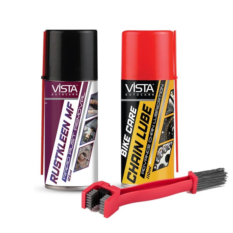 Vista Bike Care Chain Lube & Chain Cleaner With brush