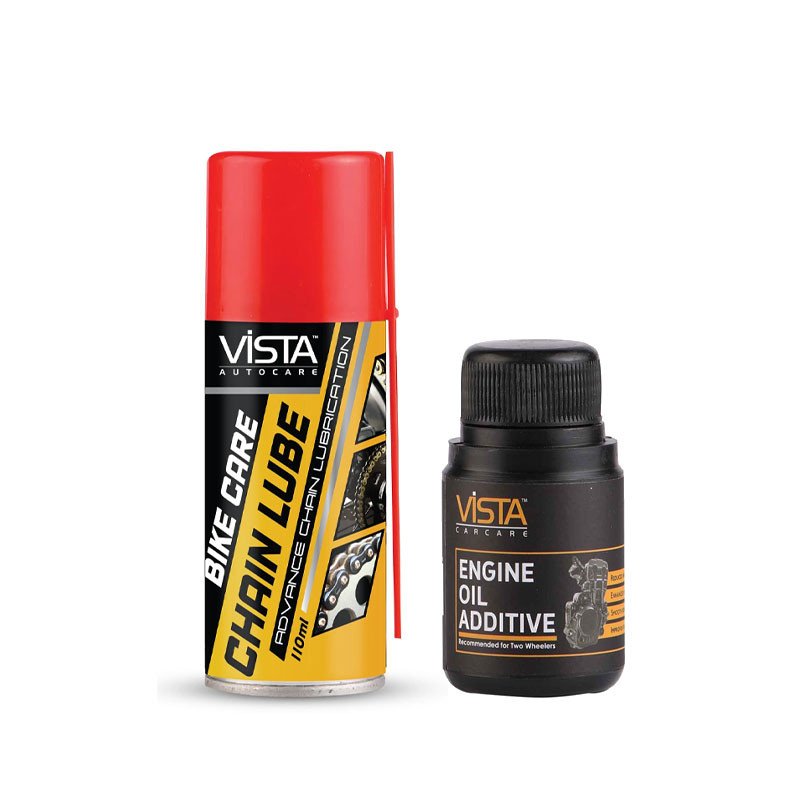 Vista Bike Care Chain Lube and Engine Oil