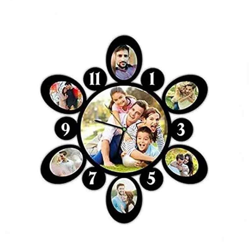 Personalized Photo Frames with clock – Design 5