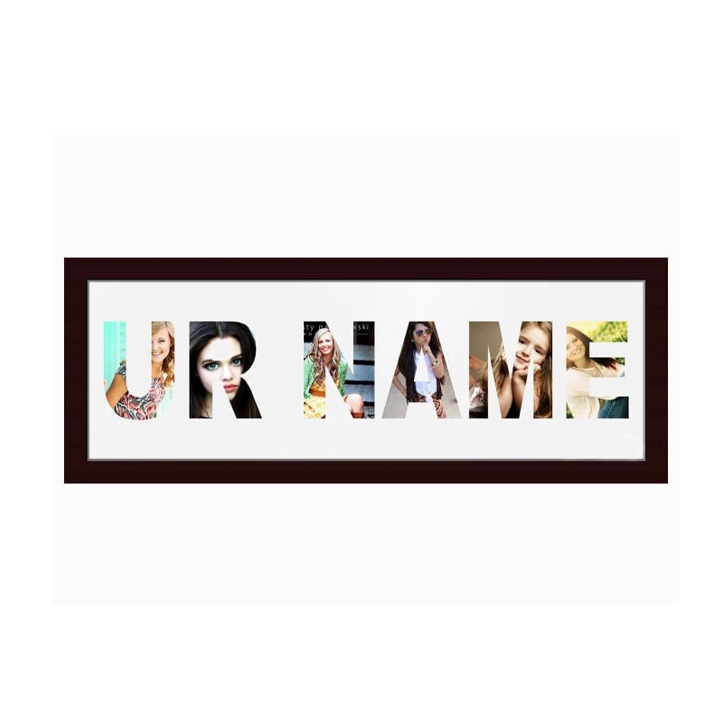 Personalized photo with Exclusive name template ( Ur Name )- 4*12